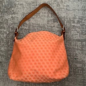 Dooney & Bourke Tote Shoulder Bag logo Print